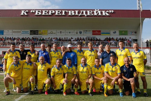 Сборная Украины среди ветеранов готовится к матчу с Венгрией