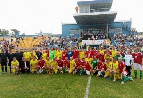 Збірна України обіграла Угорщину в товариському матчі ветеранів