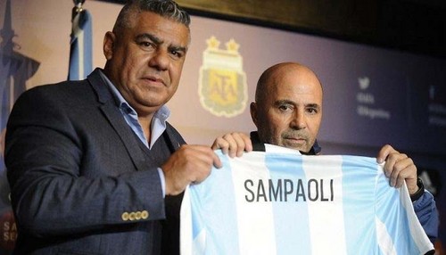 Сампаоли представлен в качестве главного тренера сборной Аргентины