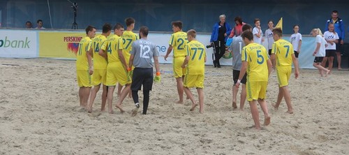 Украинская молодежная сборная по пляжному футболу - пятая в Европе