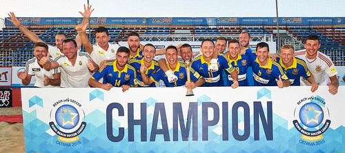 Сборная Украины по пляжному футболу начинает защиту своего титула