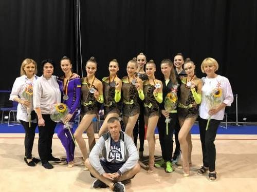 Украинские гимнастки завоевали серебро на соревнованиях в Берлине