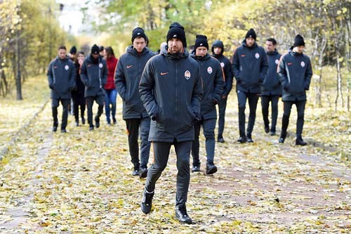 Футболисты Шахтера прогулялись перед матчем с Черноморцем