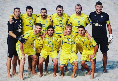 Состав сборной Украины по пляжному футболу на Суперфинал Евролиги 2017