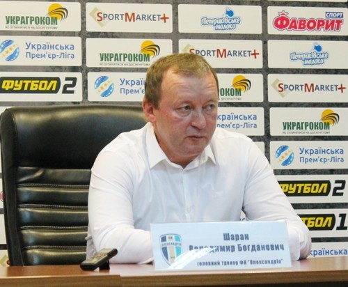 Владимир ШАРАН: «Нужно играть в более конструктивный футбол»