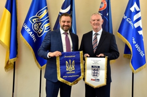 Андрій Павелко зустрівся з головою Асоціації футболу Англії