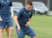 Денис Олейник тренируется с Олимпиком