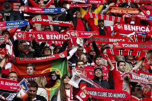 Фанаты Бенфики напали на болельщиков Динамо перед матчем в Лиссабоне