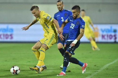 Косово — Украина — 0:2. Видеообзор матча