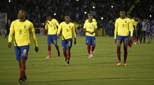 Пять игроков сборной Эквадора отстранены за нарушение дисциплины