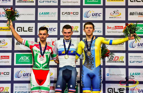 Роман Гладиш – бронзовий призер чемпіонату Європи з велотреку