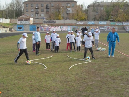 В Запорожье прошли «Открытые уроки футбола» от ФФУ