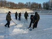 Стадион Динамо готовят к матчу Юношеской лиги УЕФА