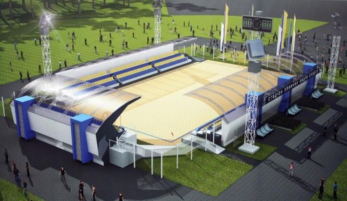 В Днепре открыли строительство стадиона пляжных видов спорта!