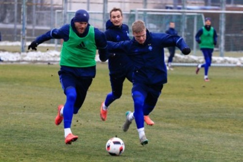 Динамо продолжает подготовку к матчу с Шахтером