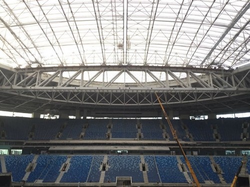 В ФИФА уверены, что стадион в Санкт-Петербурге сдадут в срок