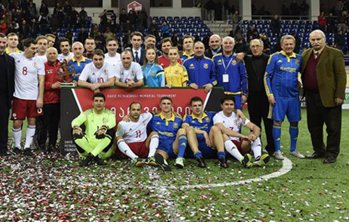 Ветеранская сборная Украины добыла второе место в Грузии