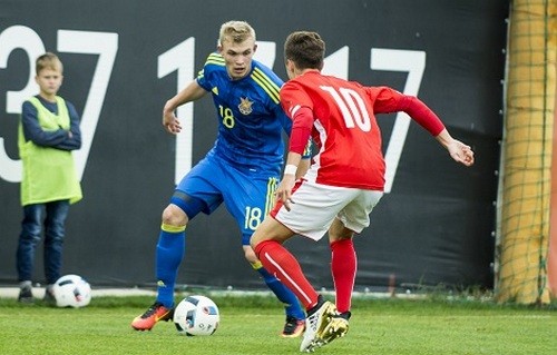 Сборная Украины U-18 сыграла вничью с Австрией