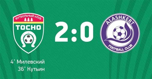 Милевский забил второй гол за Тосно
