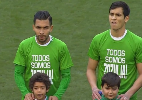 Игроки Бетиса вышли на матч с Валенсией в футболках «Мы все Зозуля»
