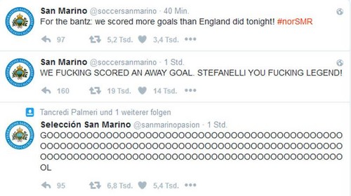 Сан-Марино забила первый выездной гол за последние 15 лет