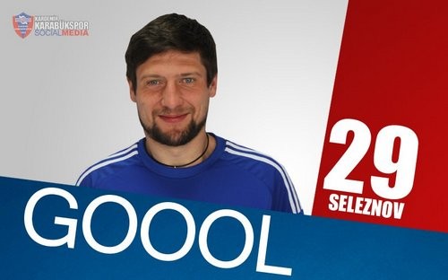 Селезнев забил третий гол за Карабюкспор