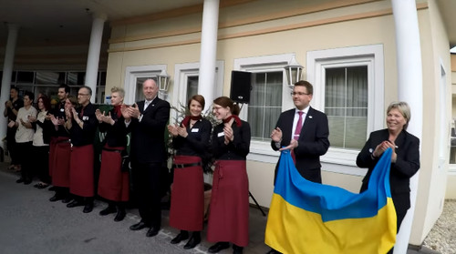Как сборную Украины встречали в австрийском отеле