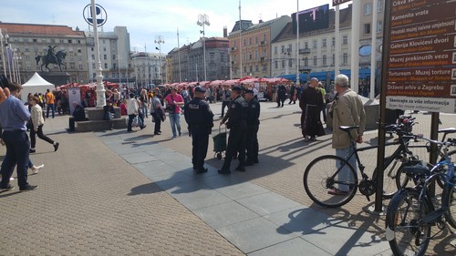 Хорватская полиция серьезно отнеслась к матчу Хорватия - Украина