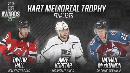 НХЛ. Определены кандидаты на звание MVP сезона