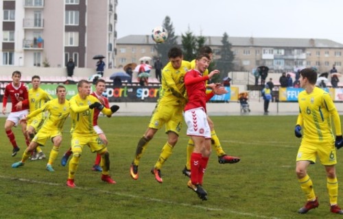 U-18: Збірна України поступилася Данії