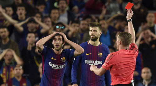 Игрок Барселоны дисквалифицирован за агрессию в матче с Реалом