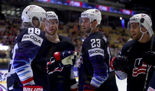 Чемпионат мира по хоккею. США в овертайме победила Латвию
