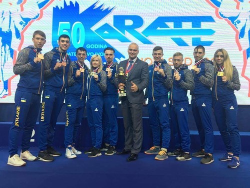 Сборная Украины по каратэ подтвердила свой класс на чемпионате Европы