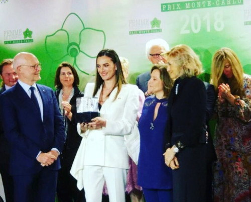 Исинбаева признана лучшей женщиной в Монте-Карло