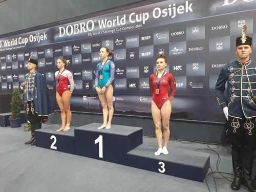 Українка здобула три золота на Гран-прі зі спортивної гімнастики