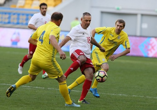 Сборная Украины обыграла Грузию в матче легенд