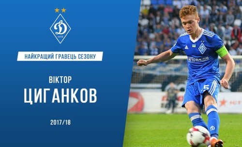 Фаны признали Цыганкова лучшим игроком команды в сезоне