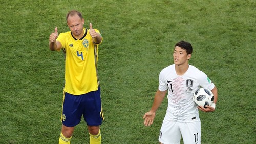 Шведы минимально обыграли Южную Корею, забив с пенальти