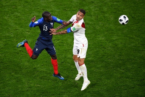 Канте стал самым полезным игроком сборной Франции в матче с Перу