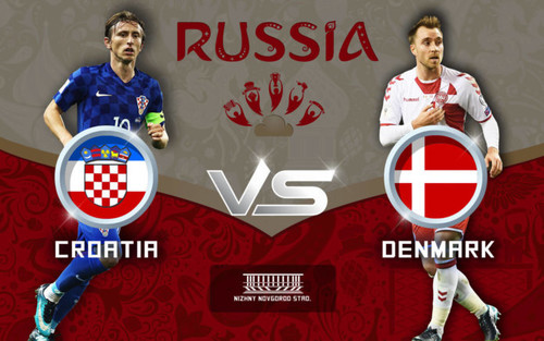 Где смотреть онлайн матч чемпионата мира Хорватия — Дания