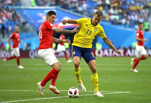 Швеция – Швейцария –1:0. Видео голов и обзор матча