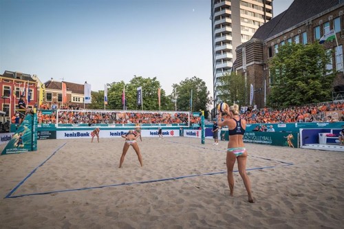 В Нидерландах завершился чемпионат Европы по пляжному волейболу