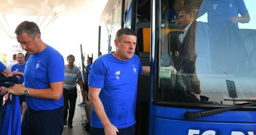 Игроки Динамо прибыли в Чехию на матч Лиги чемпионов