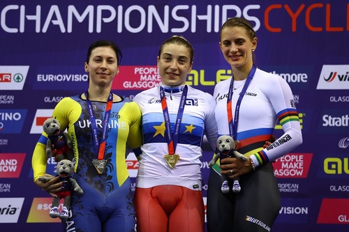 Украинка Старикова завоевала серебро ЧЕ по велотреку