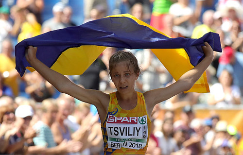 Украинка Цвилий завоевала серебро чемпионата Европы в ходьбе на 50 км