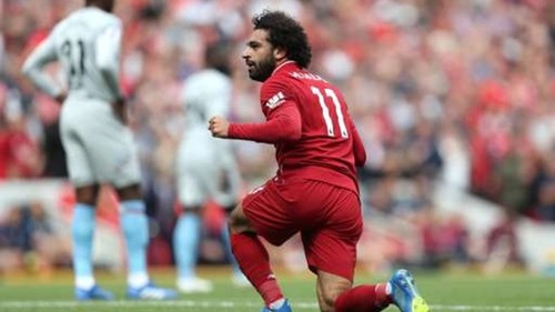 Салах забивает первый гол Ливерпуля в сезоне