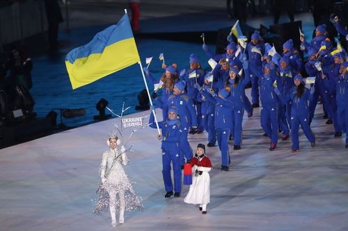 Как сборная Украины прошла на параде открытия Олимпиады
