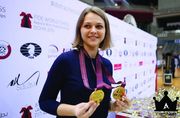 ФОТО ДНЯ: Анна Музычук обменялась футболками с Криштиану Роналду