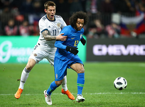 Сборная Бразилии в товарищеском матче разгромила Россию