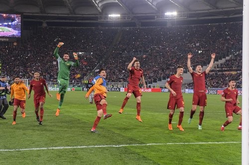 Рома пробилась в полуфинал Лиги чемпионов впервые за 34 года